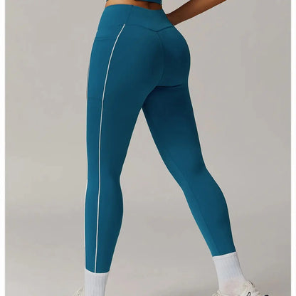 Women's Gym High Waist Yoga Pants Fitness Workout Training Running Pants Women Slim Gym Clothing Quick Dry Jogging Workout Pants