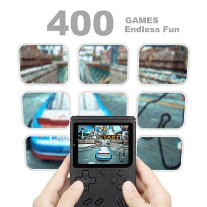 Consola de videojuegos retro portátil mini, reproductor de juegos portátil de 8 bits, juegos 400 en 1 integrados, salida AV, consola de juegos Gameboy videojuego