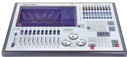 Controlador de iluminación de consola Tiger touch II/controlador de iluminación de escenario de buena calidad, móvil con estuche de transporte gratuito