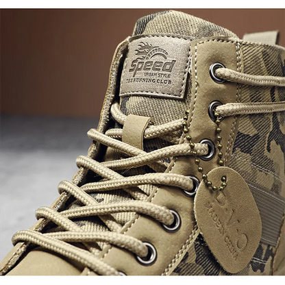 Botas militares para hombre y mujer, camuflaje, caqui, negro, caña alta, antideslizantes, tácticas, para mecánico, trabajo, escalada, zapatillas deportivas.