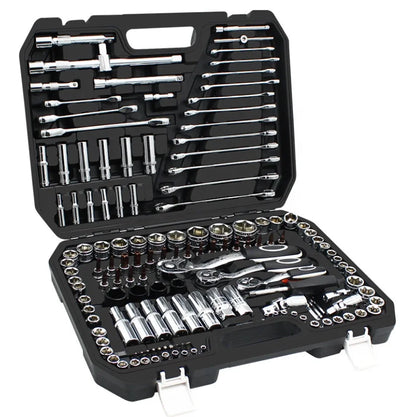 Herramienta Automotriz Kit de Herramientas Mecánicas y Juego de Dados Juego Completo de Herramientas Mecánicas con Caja