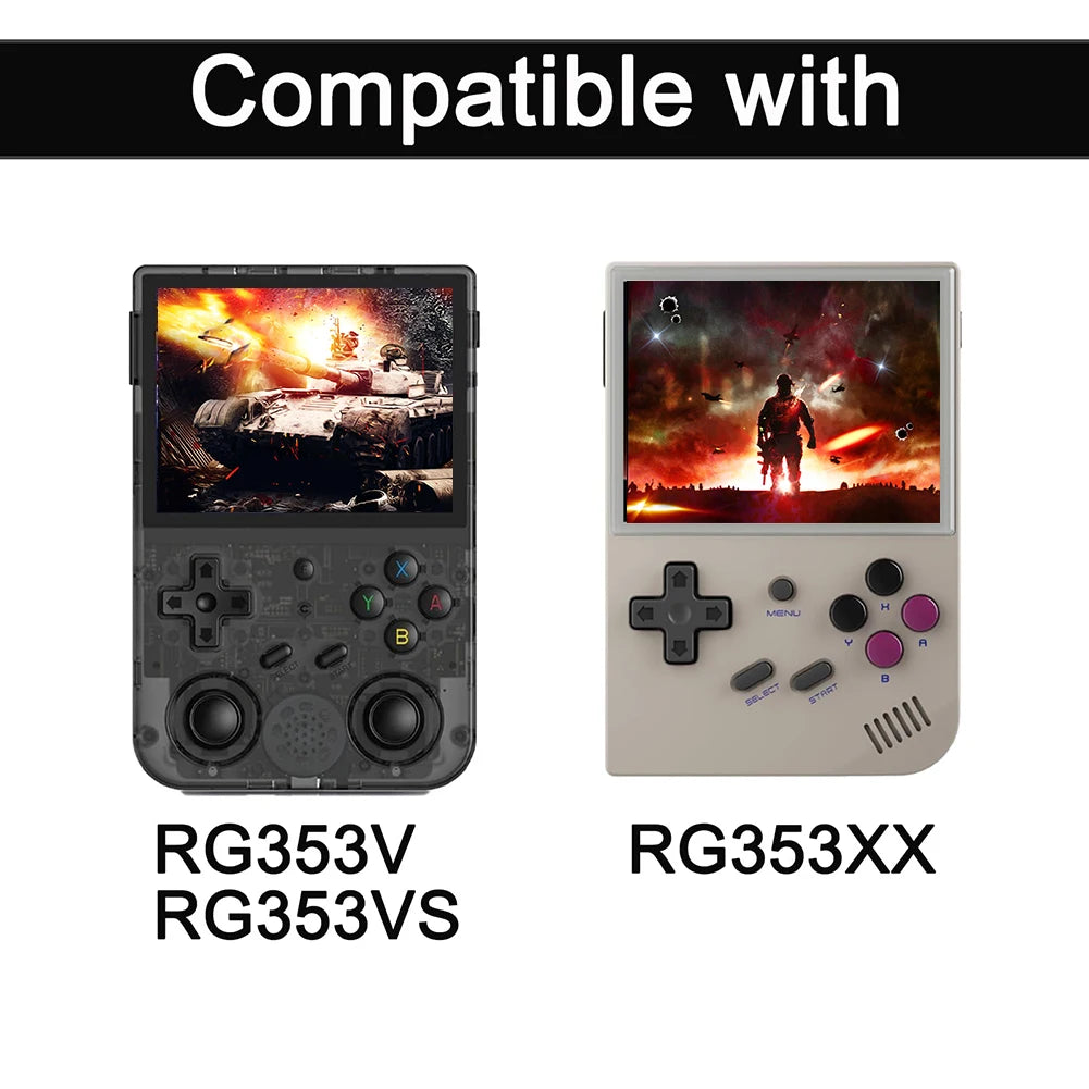 Estuche para consola de juegos portátil R36S, funda de transporte para Anbernic RG35XX, RG353V y RG353VS, bolsa rígida de viaje portátil, accesorios para juegos.