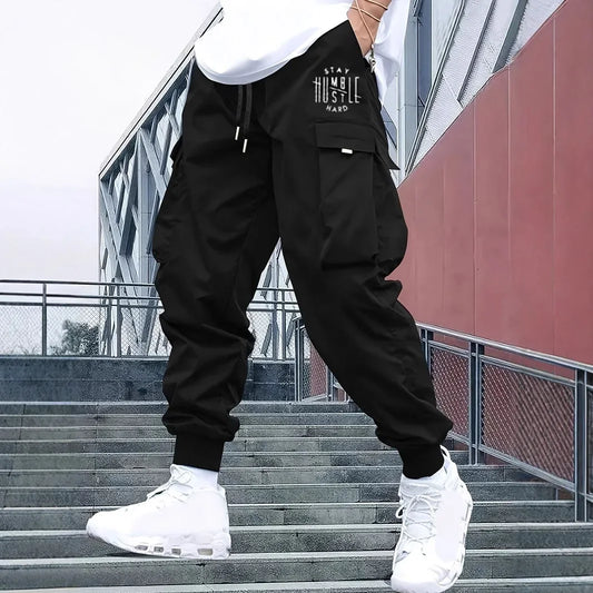 Retro Workwear Loose Sports Men's Casual Pants Straight Leg Trousers Spring Autumn Popular Long Pants Comfortable Fit
