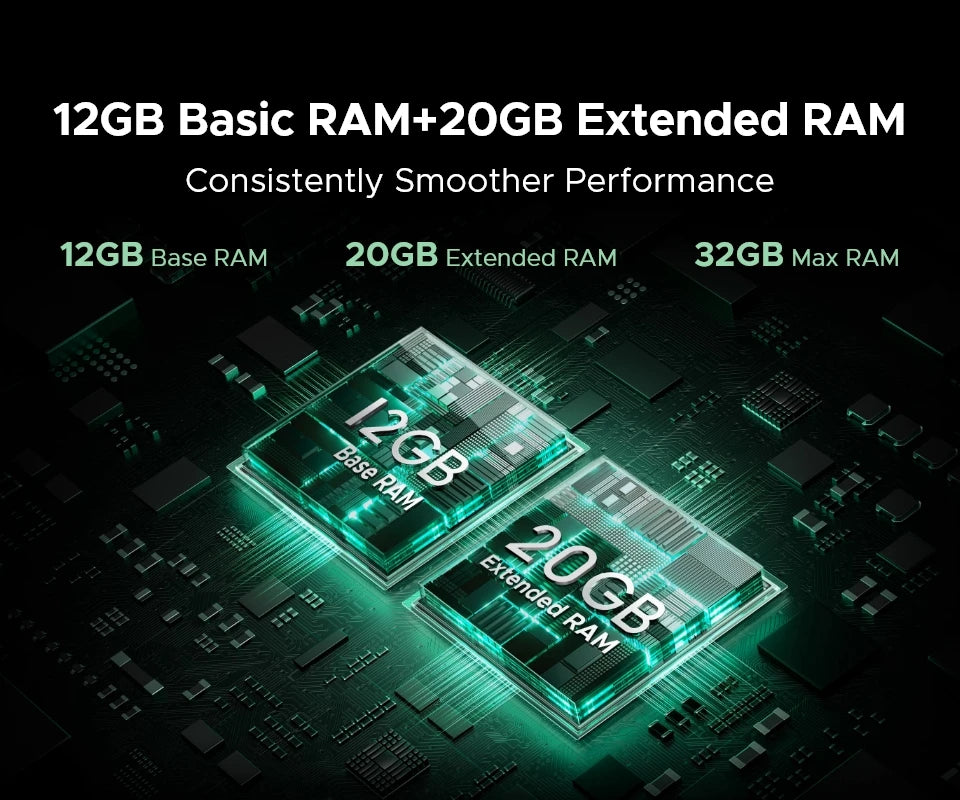 Teléfono resistente DOOGEE S Cyber ​​Pro, 12 GB de RAM, 512 GB de almacenamiento, procesador Helio G100, pantalla IPS FHD+ de 6,6" y 120 Hz, batería de gran capacidad de 10800 mAh, carga de 33 W y NFC.