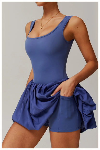 Conjunto de mono de yoga para mujer 2024, nuevo, sexy, antirreflejos, mono de una pieza, vestido deportivo de baile, ballet, gimnasio, push-up, para correr, tenis y otros deportes.