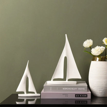 Escultura moderna para decoración del hogar, decoración de barcos, decoración de estatuas, esculturas y estatuas artísticas, decoración de la oficina en casa.