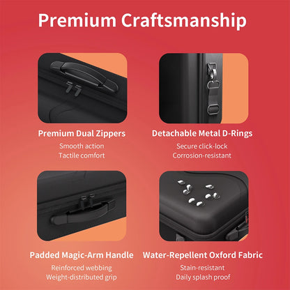 Bolsa para consola de juegos Switch 2, mando, accesorios, estuche rígido, estuche de viaje, estuche de transporte, accesorios.