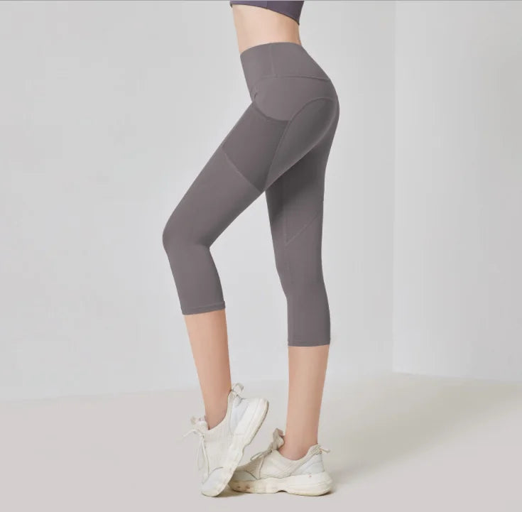 Leggings deportivos de cintura alta con bolsillos, ideales para fitness, correr y hacer ejercicio. Nuevos modelos 2023. Pantalones deportivos de secado rápido para mujer. Perfectos para entrenar y hacer yoga.