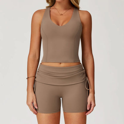 Conjunto de chándal de yoga para mujer, 2 piezas, ropa deportiva para entrenamiento, fitness, gimnasio, leggings de cintura alta, sujetador deportivo, ropa deportiva