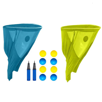 Juego de patio de pantalones de abuela, conos marcadores, juegos de patio, juego de reunión familiar, juegos gigantes para exteriores, juegos de lanzamiento recreativos