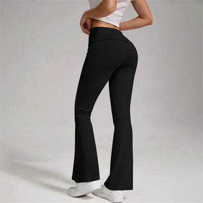 Pantalones de yoga SVEIC, leggings acampanados, deportivos, de cintura alta, para entrenamiento, correr, gimnasio, ropa de mujer.