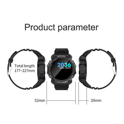 FD68 - Nuevos relojes inteligentes para hombre y mujer, con Bluetooth, táctil, pulsera de fitness, relojes deportivos conectados para iOS y Android
