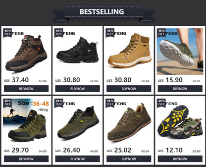 Botines clásicos de moda para hombre, resistentes al desgaste, de ante de vaca, cómodos, para caminar, tácticos