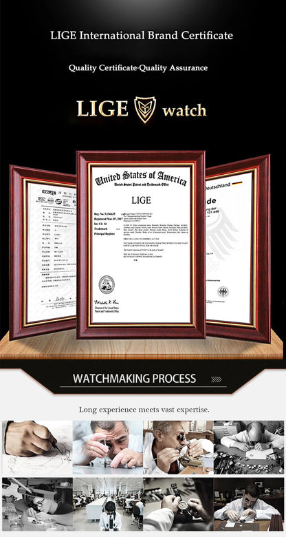 Relojes de pulsera de cuarzo para hombre Foxbox 2025 de lujo, creativos, con cuentas deslizantes, a la moda, impermeables, con fuerza magnética, reloj para hombre, Reloj.