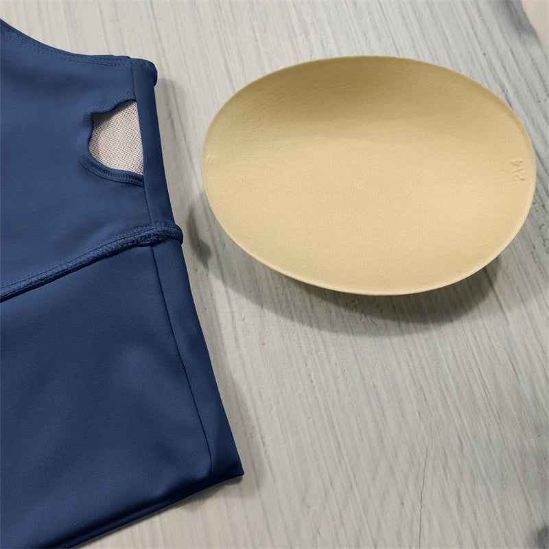 Conjunto deportivo Nude Feel Fitness para mujer, chándal sexy para yoga, ropa deportiva para gimnasio, leggings y ropa interior, ropa de entrenamiento para mujer