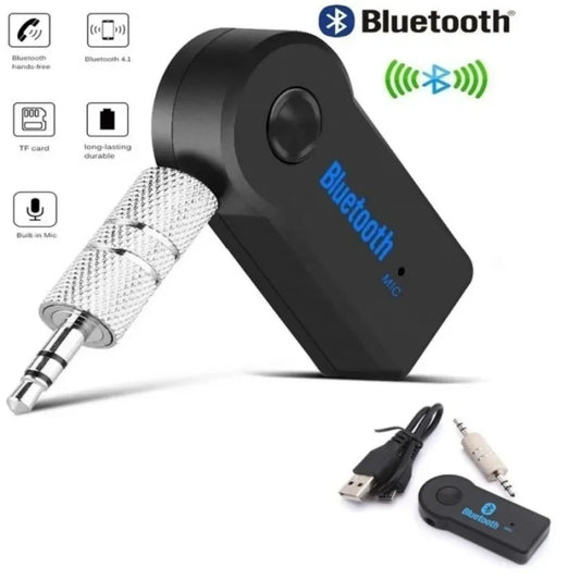 Adaptador receptor y transmisor inalámbrico Bluetooth 5.0, adaptador USB 3 en 1, receptor de audio, reproductor MP3 para coche, Bluetooth inalámbrico automático E91