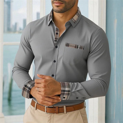 Camisas de vestir para hombre, camisas informales para la oficina y actividades al aire libre, camisas suaves y cómodas para la calle, camisetas de alta calidad para hombre, tallas grandes