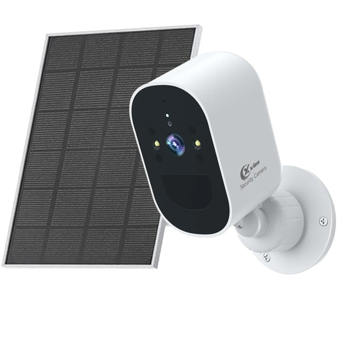 Cámara de seguridad solar XVIM de 4 MP con WiFi inalámbrico, 4 MP, alimentada por batería solar, protección para vigilancia doméstica HD