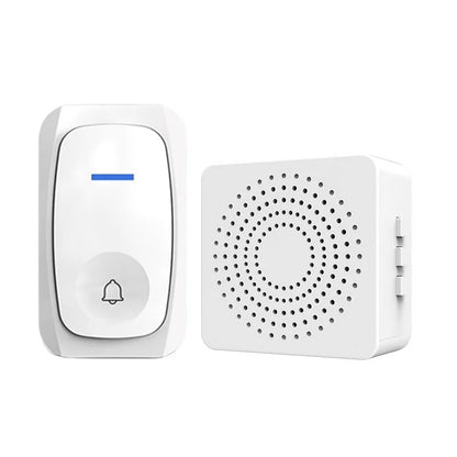 Timbre inalámbrico USB, timbre inteligente de bienvenida, volumen de tres velocidades, 38 melodías, timbre para casa, llamada de cama, llamada de emergencia