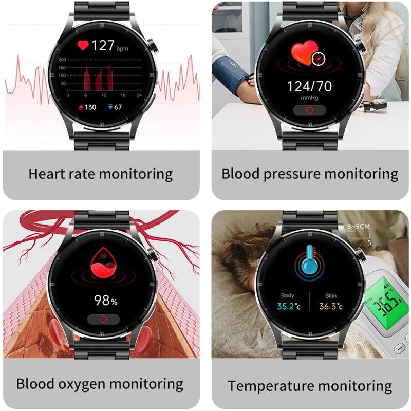 FOXBOX Watch GT3 Pro Reloj inteligente con pantalla AMOLED para hombre, esfera personalizada, respuesta a llamadas, deportivo, fitness, resistente al agua, LIGE