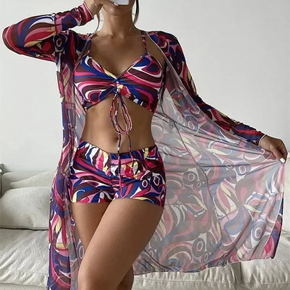 Trajes de baño sexys separados 2024, tankini, ropa de baño femenina, ropa de playa deportiva, trajes de baño de dos piezas, traje de baño de piscina para niñas y mujeres.