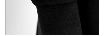 Abrigo de lana de alta calidad para jóvenes, cálido, informal, extralargo, cruzado, grueso, tallas grandes S-7XL 8XL 9XL