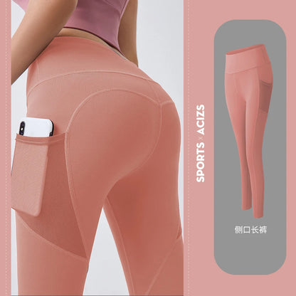Leggings deportivos de cintura alta con bolsillos, ideales para fitness, correr y hacer ejercicio. Nuevos modelos 2023. Pantalones deportivos de secado rápido para mujer. Perfectos para entrenar y hacer yoga.