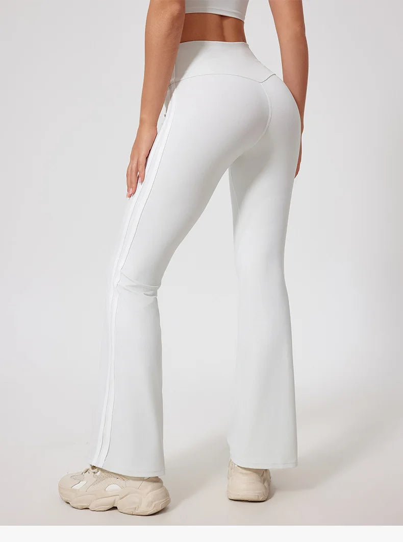 Mallas deportivas FUBEIKE para mujer, pantalones de compresión sexys, cintura alta, sin costuras, tacto nude, ideales para yoga y gimnasio.