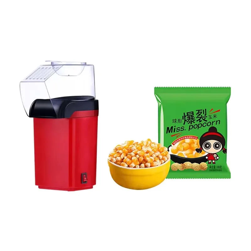 Mini máquina de palomitas de maíz, pequeño electrodoméstico para niños, máquina de palomitas de maíz totalmente automática, calentamiento y entrega rápidos.