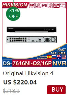 Cámara IP Hikvision ColorVu Smart Hybrid Light DS-2CD1383G2-LIU 4K 8MP con doble luz blanca y micrófono integrado.