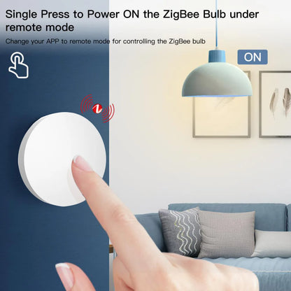Interruptor de escena inteligente Tuya ZigBee (1 o 2 unidades), con conexión a batería, compatible con dispositivos Smart Life ZigBee.