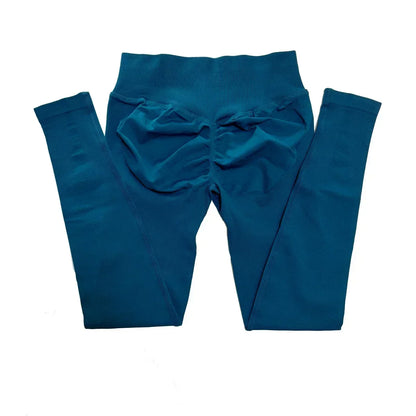 Leggings deportivas sin logo para mujer, efecto push-up, cintura baja, sin costuras, para gimnasio, yoga y entrenamiento.