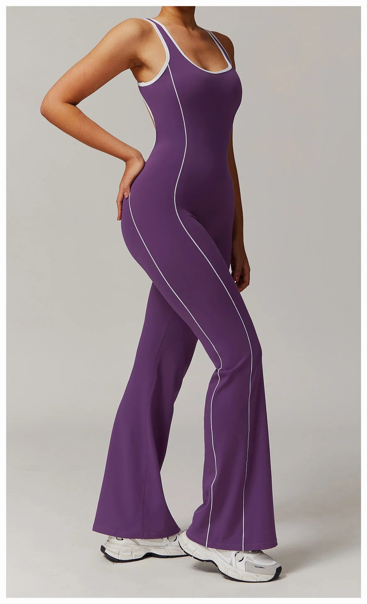 Conjunto de ropa deportiva de yoga con espalda cruzada para mujer, monos de una pieza con bloques de color, monos deportivos sin mangas, conjunto de gimnasio