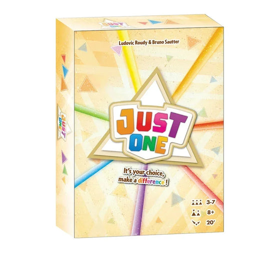 Juego de fiesta Just One: un divertido juego de mesa para niños y adultos | De 3 a 7 jugadores. Juegos para reuniones familiares y con amigos.