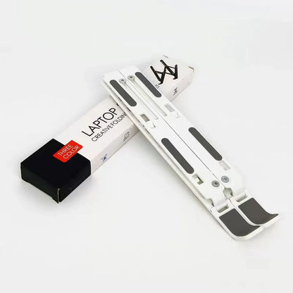 Soporte multifuncional para computadora portátil con siete niveles ajustables en ángulo, soporte plegable para computadora portátil, escritorio, elevación y refrigeración, soporte para tableta