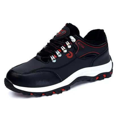 Zapatos de trabajo con forro polar para hombre y mujer, con puntera de acero, resistentes a perforaciones, acolchados y cálidos. Calzado de trabajo protector para mujer y hombre.