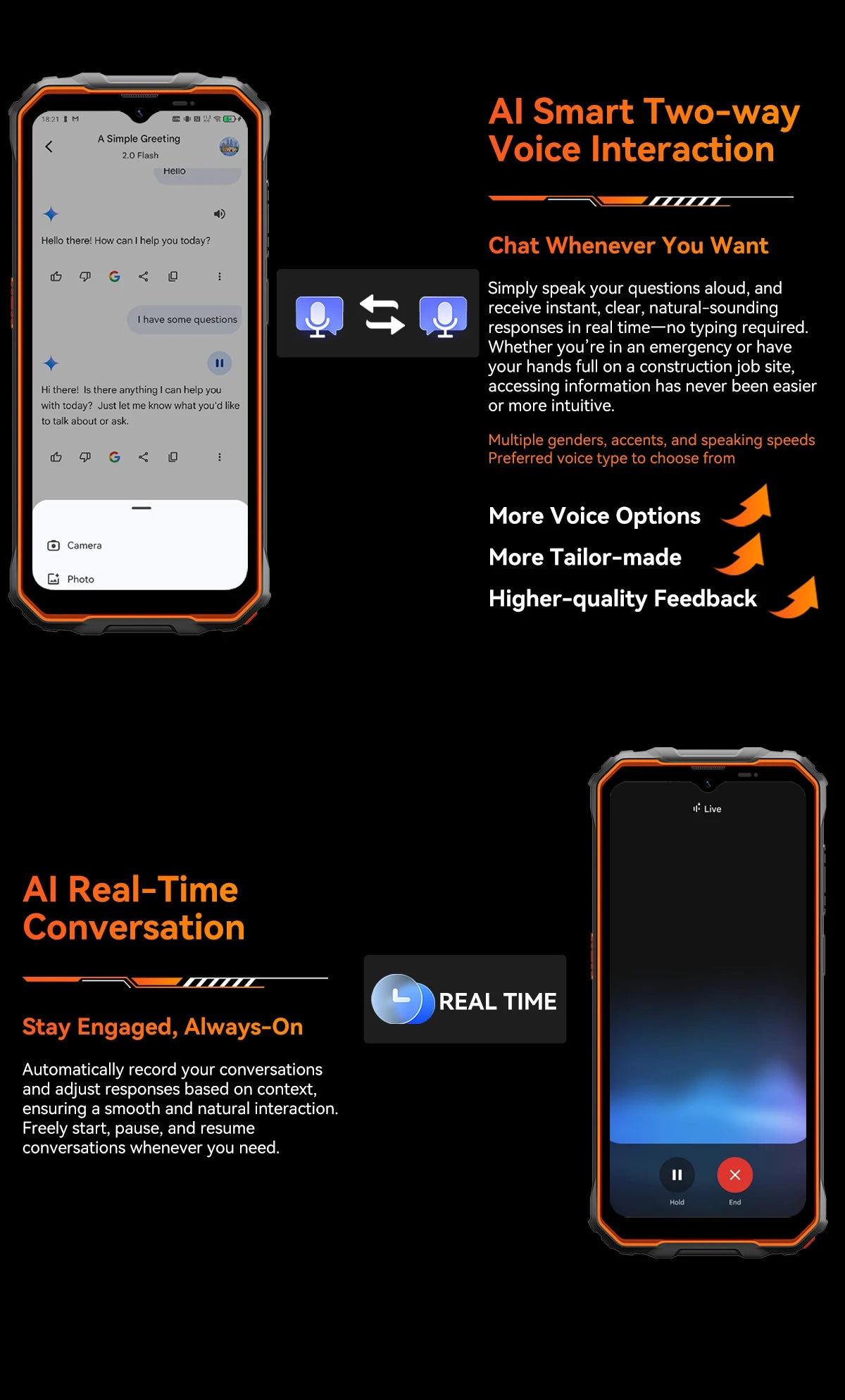Teléfono resistente Blackview OSCAL Marine 2, 8 GB de RAM, 256 GB de almacenamiento, smartphone con IA, batería de 11000 mAh, pantalla HD+ de 6,56", procesador Unisoc T61, Android 15 y NFC.