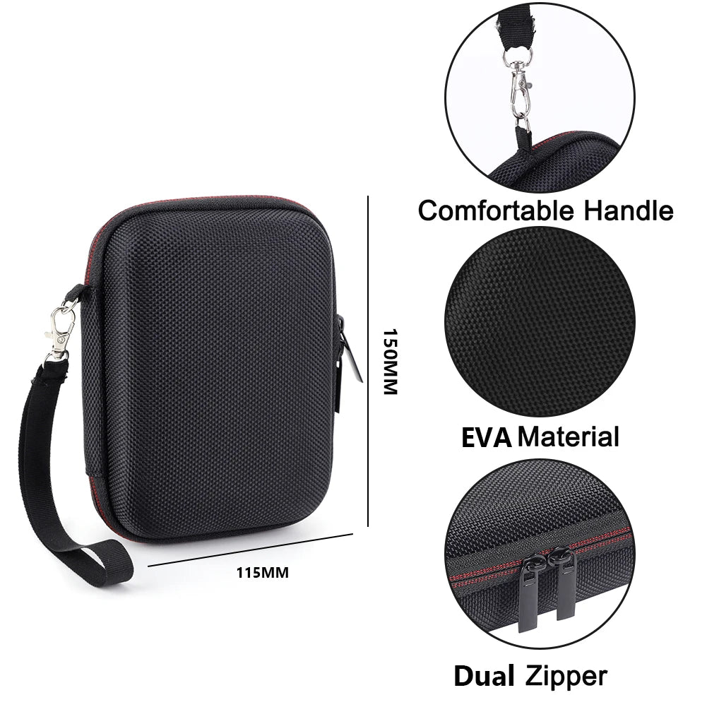 Estuche para consola de juegos portátil R36S, funda de transporte para Anbernic RG35XX, RG353V y RG353VS, bolsa rígida de viaje portátil, accesorios para juegos.