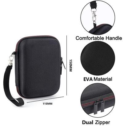 Estuche para consola de juegos portátil R36S, funda de transporte para Anbernic RG35XX, RG353V y RG353VS, bolsa rígida de viaje portátil, accesorios para juegos.