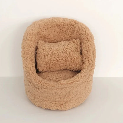 2 piezas de sofá para bebé, accesorios de fotografía para recién nacidos, silla suave de color sólido con juego de cojines y almohadas, accesorios para estudio fotográfico de bebés.