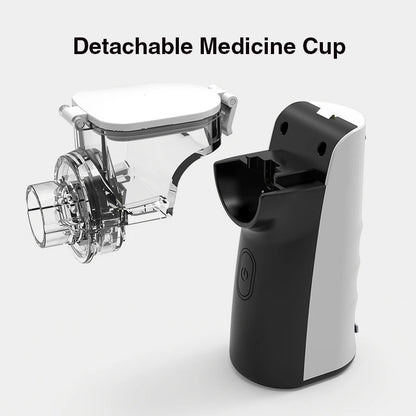 Nebulizador silencioso portátil médico, miniinhalador de mano para niños, atomizador para adultos, nebulizador de malla, nebulizadores para asma.