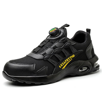 Zapatos de seguridad con puntera de acero para hombre, botas de trabajo industriales antideslizantes, antiperforación y antigolpes, ligeras y con certificación CE.