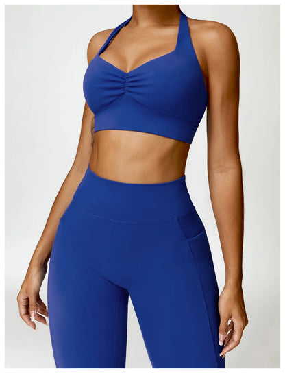 V-shaped Back Yoga Pants High Waist Leggings Gym Workout Tights Sport Women Fitness Female Legging Tummy Control Running Tights