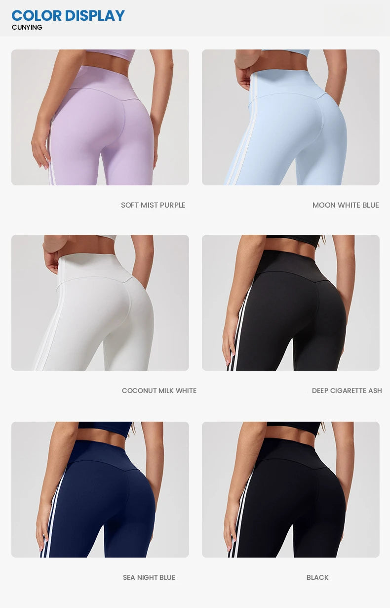 Mallas deportivas FUBEIKE para mujer, pantalones de compresión sexys, cintura alta, sin costuras, tacto nude, ideales para yoga y gimnasio.