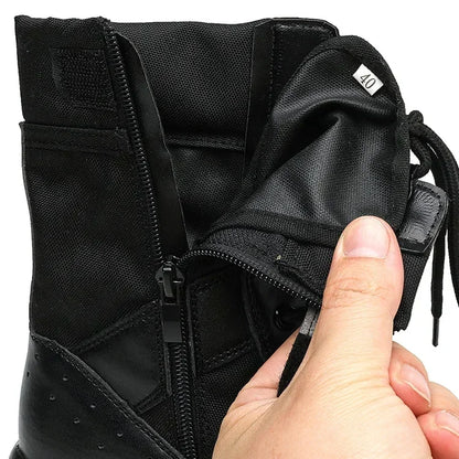 Summer Combat Training Boots Work Shoes Lightweight Mesh Breathable Military Tactical Boots 34-49 Plus Size Outdoor Hiking Boots