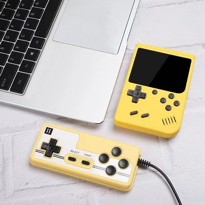 Consola de videojuegos portátil retro de 8 bits con pantalla LCD de 3,0 pulgadas y 400 juegos AV integrados, ideal como regalo para niños.