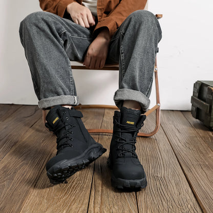 Zapatos de seguridad para el trabajo para hombres, zapatillas ligeras de trabajo protectoras, zapatos ligeros, zapatos transpirables, zapatos de trabajo antiperforación.