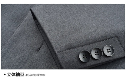 Gabardina coreana Maxbarley para hombre, otoño 2025, estilo casual de negocios, cortavientos, abrigo largo de estilo urbano.