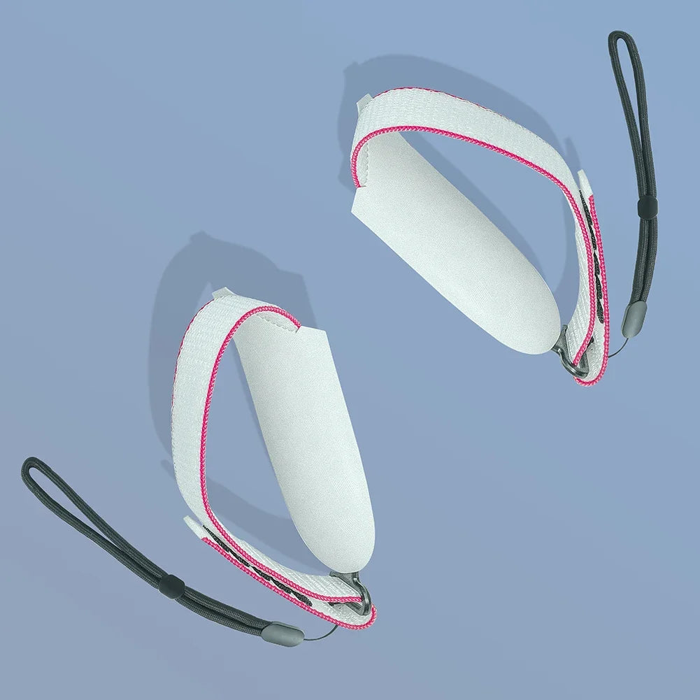 Conjunto de accesorios para gafas de realidad virtual, tapa de batería, correas activas ajustables, paño para lentes, tapas de joystick para agarres de control de realidad virtual Meta Quest 3
