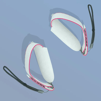 Conjunto de accesorios para gafas de realidad virtual, tapa de batería, correas activas ajustables, paño para lentes, tapas de joystick para agarres de control de realidad virtual Meta Quest 3